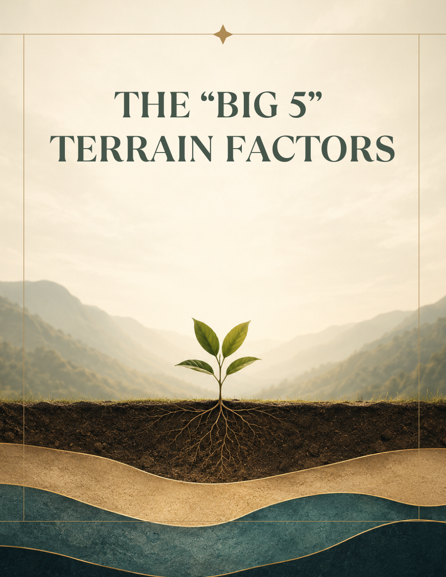 The “Big 5” Terrain Factors (E-Book) cover